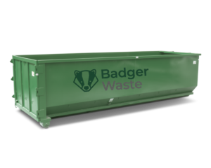 Badger Waste Services local trash pickup truck North Central Arkansas